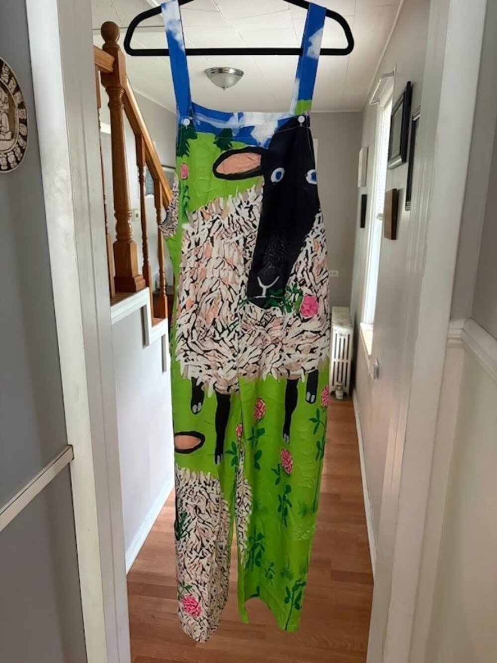 Women's Overalls-Funny Sheep Pattern